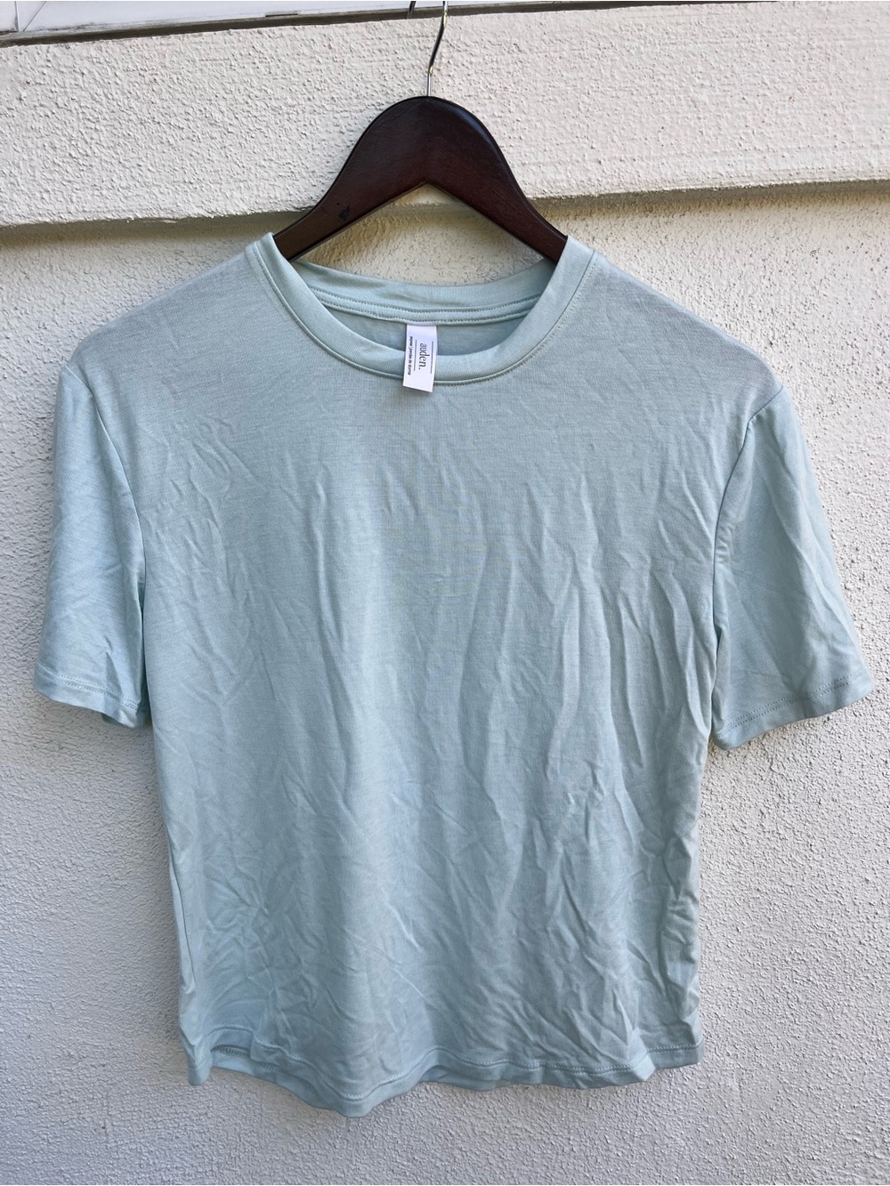 Auden Crew Neck T-Shirt - Pale Mint Green